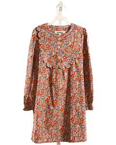 MINI BODEN  PURPLE CORDUROY FLORAL  DRESS