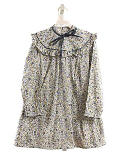 LA COQUETA  BLUE  FLORAL  DRESS