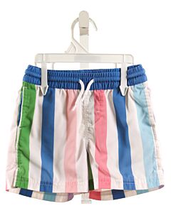 THE BEAUFORT BONNET COMPANY  MULTI-COLOR  STRIPED  SWIM TRUNKS