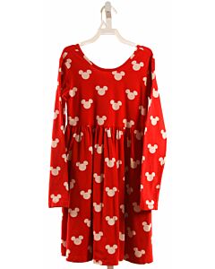 HANNA ANDERSSON RED PRINT KNIT DRESS