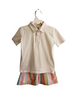 THE SMOCKING PLACE  MULTI-COLOR  STRIPED  2-PIECE OUTFIT