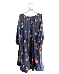 TEA  PINK  FLORAL  KNIT DRESS