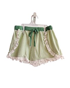 BELLA BLISS  MINT  STRIPED  SHORTS WITH RUFFLE