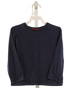 MINI BODEN  BLUE    KNIT LS SHIRT