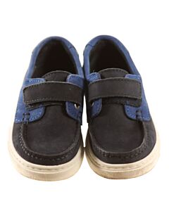 JACADI BLUE SHOES *SIZE 27 EQUIVALENT TO 10.5 *THIS ITEM IS GENTLY USED WITH MINOR SIGNS OF WEAR (MINOR STAINING COULD POSSIBLY BE WASHED OFF) *VGU SIZE TODDLER 10.5