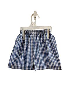 ZUCCINI  BLUE  GINGHAM  SHORTS