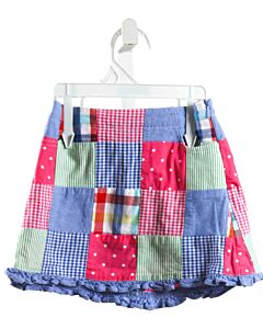 TALBOTS  BLUE  MADRAS  SKORT