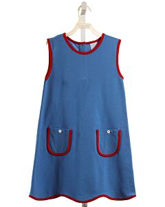 BELLA BLISS  BLUE PIQUE   KNIT DRESS