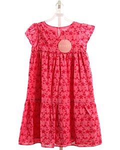 BISBY BY LITTLE ENGLISH  HOT PINK EYELET   DRESS