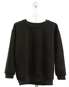 NO TAG  BLACK    SWEATER