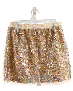 CREWCUTS  GOLD   SEQUINED SKIRT