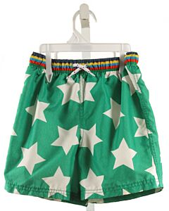 MINI BODEN  GREEN    SWIM TRUNKS