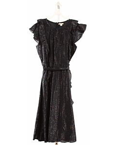 CREWCUTS  BLACK    PARTY DRESS WITH RUFFLE