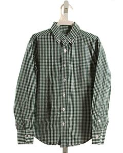 CLASS CLUB  GREEN  GINGHAM  DRESS SHIRT
