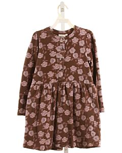 EN FANT  BROWN KNIT FLORAL  DRESS