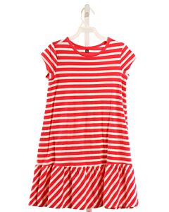 TEA  PINK KNIT STRIPED  DRESS