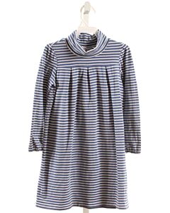 BUSY BEES  BLUE KNIT STRIPED  KNIT DRESS