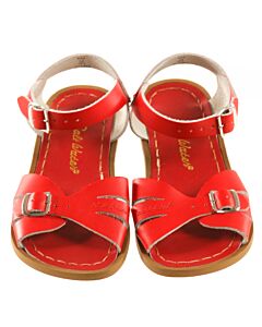 SUN SANS/ SALTWATER SANDALS RED SANDALS  *EUC SIZE TODDLER 13
