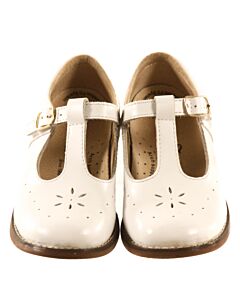 FOOTMATES WHITE MARY JANES *THIS ITEM IS GENTLY USED WITH MINOR SIGNS OF WEAR (MINOR SCUFFING) *EUC SIZE TODDLER 12