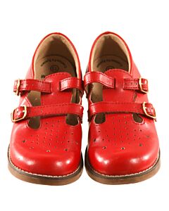 FOOTMATES RED MARY JANES *THIS ITEM IS GENTLY USED WITH MINOR SIGNS OF WEAR (MINOR SCUFFING) *EUC SIZE TODDLER 13