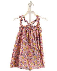 BISBY BY LITTLE ENGLISH  PURPLE  FLORAL  SLEEVELESS SHIRT