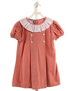 BELLA BLISS  PINK CORDUROY   DRESS WITH RUFFLE