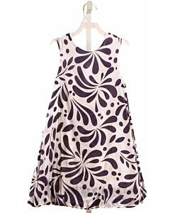 HANNAH KATE  PURPLE    DRESS WITH BUBBLE HEM