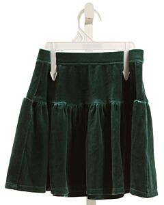 CREWCUTS  GREEN VELOUR   SKIRT