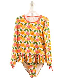PETIT PEONY  YELLOW   PRINTED DESIGN 2-PIECE SWIMSUIT