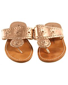 JACK ROGERS GOLD SANDALS  *EUC SIZE CHILD 1