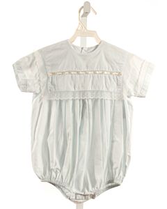 CECIL & LOU  LT BLUE    DRESSY BUBBLE WITH LACE TRIM