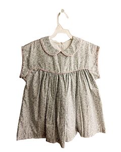 MARY & GRACE  GRAY  FLORAL  SLEEVELESS SHIRT