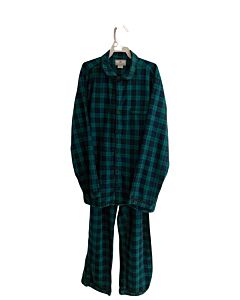 PETITE PLUME  GREEN FLANNEL PLAID  LOUNGEWEAR