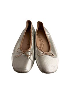 ZARA  SILVER FLATS *EU SIZE 34 *EUC SIZE CHILD 2.5