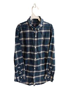 VINEYARD VINES  GREEN FLANNEL PLAID  DRESS SHIRT