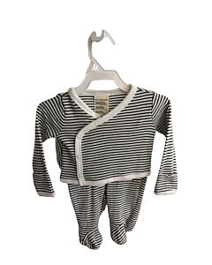 FIRST IMPRESSIONS  BLUE  STRIPED  2-PIECE OUTFIT