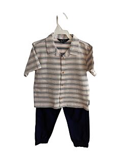 BEN SHERMAN  BLUE  STRIPED  2-PIECE OUTFIT