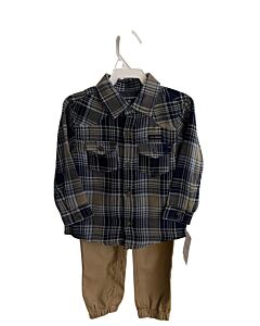 LUCKY BRAND  BLUE  PLAID  2-PIECE OUTFIT