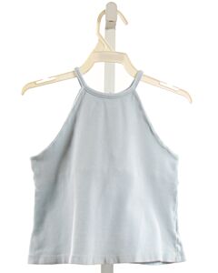 LITTLE ENGLISH  BLUE KNIT   SLEEVELESS SHIRT