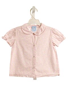 BELLA BLISS  PINK  FLORAL  SHIRT-SS
