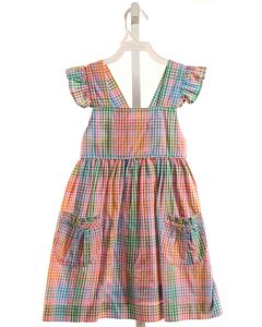 LITTLE ENGLISH  MULTI-COLOR  PLAID  DRESS