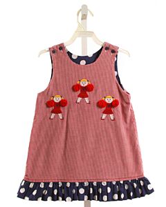 BAILEY BOYS  RED  MICROCHECK  DRESS