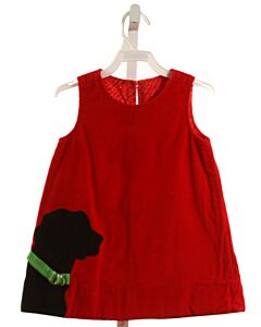 NO TAG  RED CORDUROY   DRESS