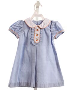 SHRIMP & GRITS  BLUE  GINGHAM  DRESS