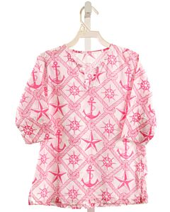GRETCHEN SCOTT  PINK   PRINTED DESIGN COVER UP
