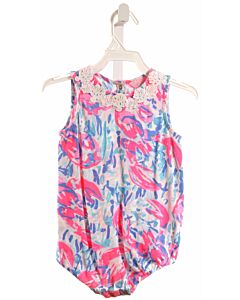 LILLY PULITZER  PINK   APPLIQUED KNIT BUBBLE