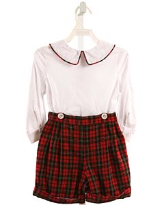 LAVENDER BLUE  RED  PLAID  2-PIECE OUTFIT