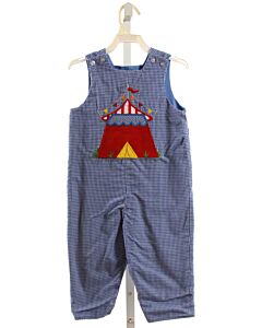 BAILEY BOYS  BLUE  GINGHAM APPLIQUED LONGALL