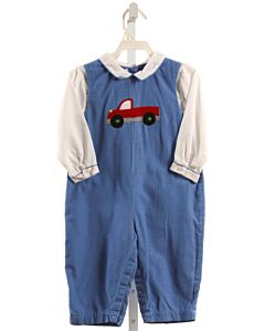 PETIT POMME  BLUE   APPLIQUED ROMPER