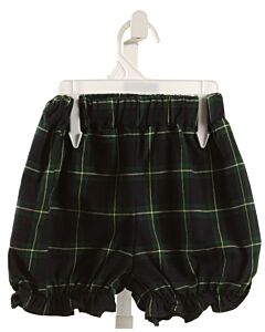 THE BEAUFORT BONNET COMPANY  FOREST GREEN  PLAID  BLOOMERS